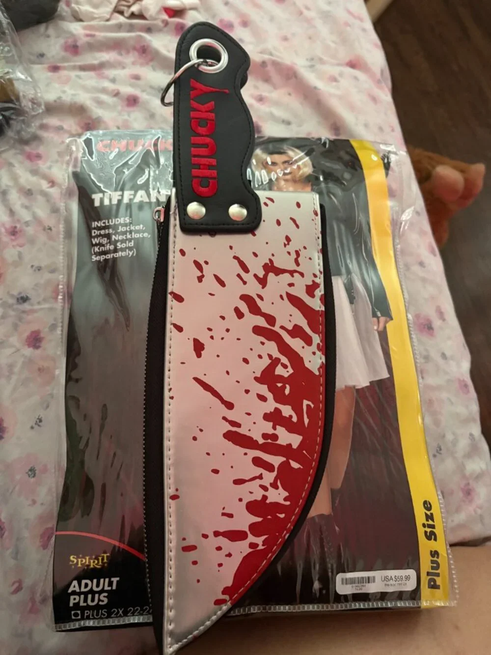 Chucky Knife Wristlet Bag